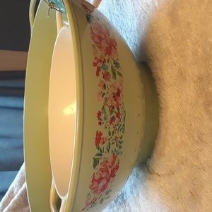 NWT The Pioneer Woman "Gorgeous Garden" 2pc Colander / Strainer